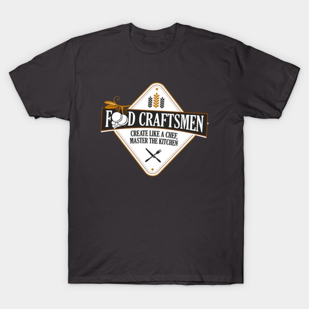 The Food Craftsmen Basic Logo T-Shirt by rkparker